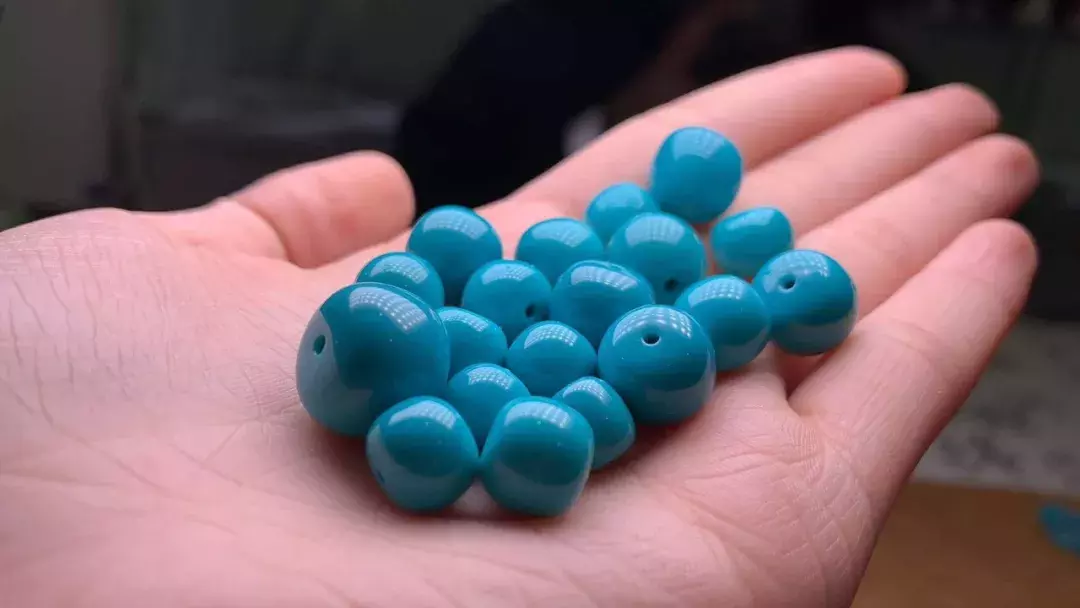 绿松石盘玩之后的美感，是其他玉石无法比拟的  第17张