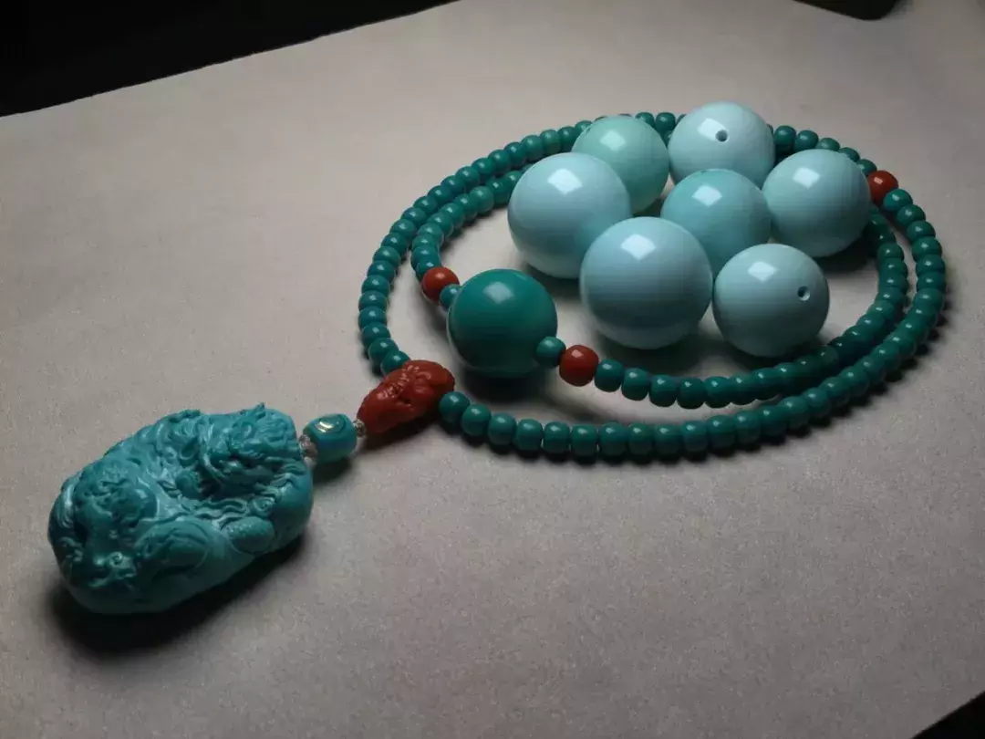 绿松石盘玩之后的美感，是其他玉石无法比拟的  第20张