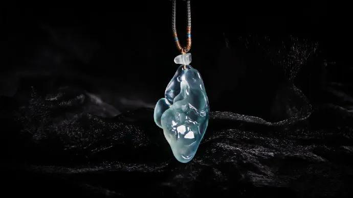 黑藓翡翠手镯从原石到成品，随形边角料又美出了新境界！  第9张