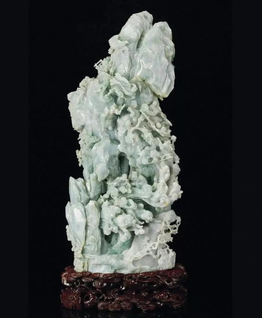 估价3000万的翡翠山子，堪比一座金山！  第8张