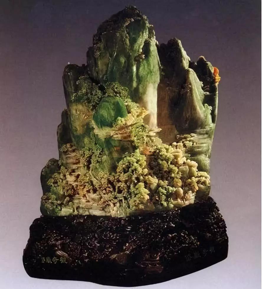 估价3000万的翡翠山子，堪比一座金山！  第10张