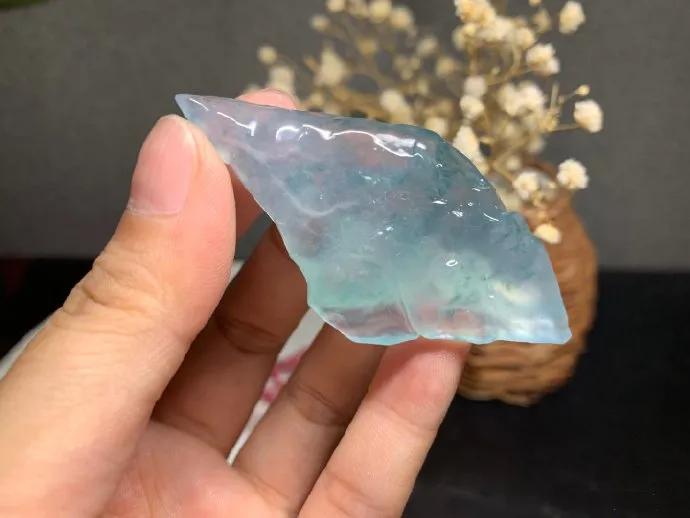 黑藓翡翠手镯从原石到成品，随形边角料又美出了新境界！  第2张