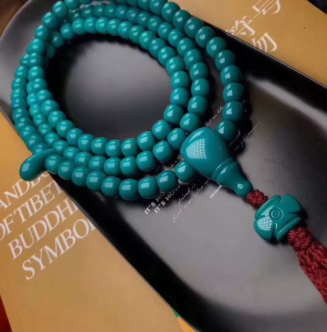 绿松石盘玩之后的美感，是其他玉石无法比拟的  第19张