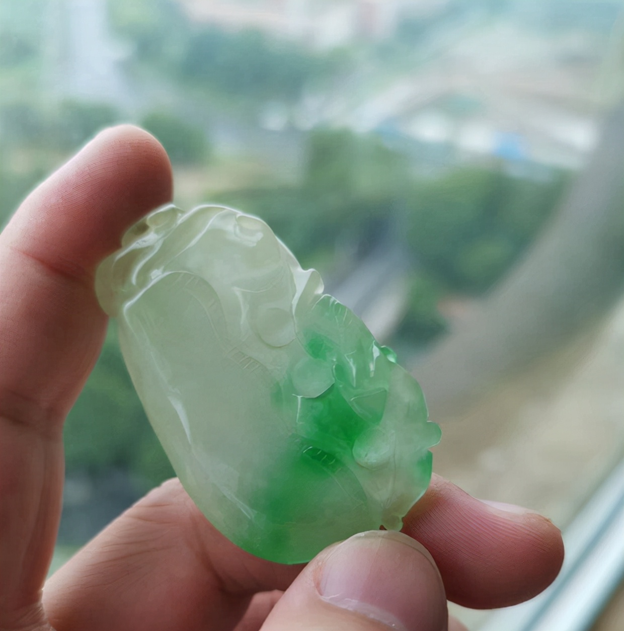 强酸泡过的翡翠手镯图片，强酸泡过的翡翠有什么特征  第6张