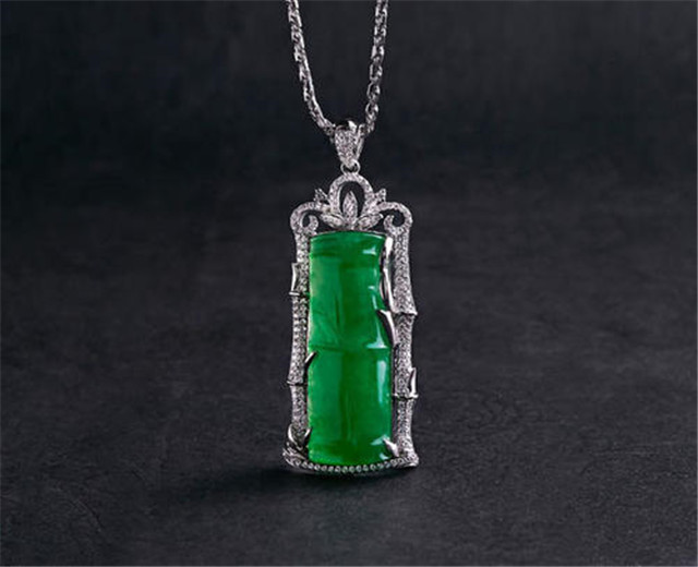 帝王绿翡翠原石价值翡翠竹子情怀多多，深受大家的青睐！   第3张