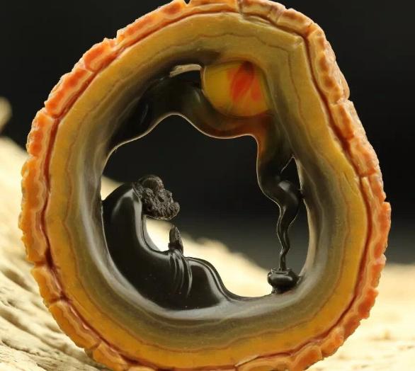 冰种翡翠手镯有冰晶体一种不一样的美------战国红  第10张