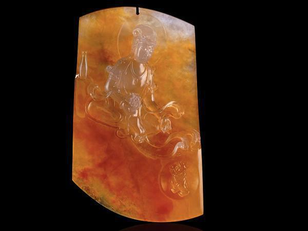 老翡翠怎么鉴定
                极品红色翡翠欣赏，大饱眼福!
   第7张