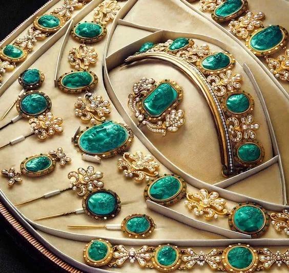 神奇的矿物颜料---孔雀石、蓝铜矿  第27张