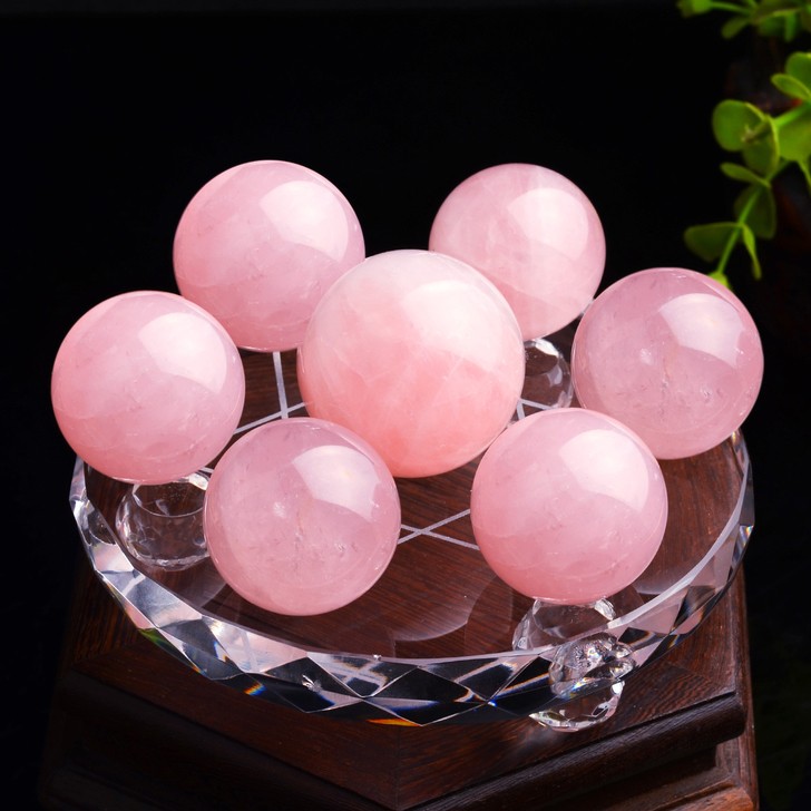 美丽迷人的爱情之石 粉水晶  第5张