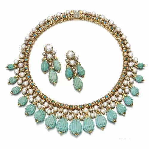 世界顶级绿松石首饰，原来这么美！  第32张