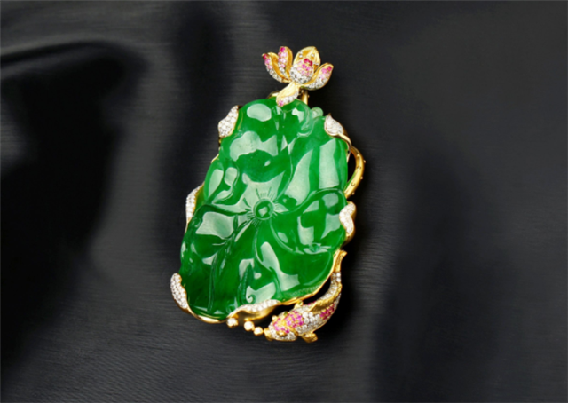 收购翡翠玉石翡翠荷叶吊坠的寓意，看完你就懂了！(图文)   第3张