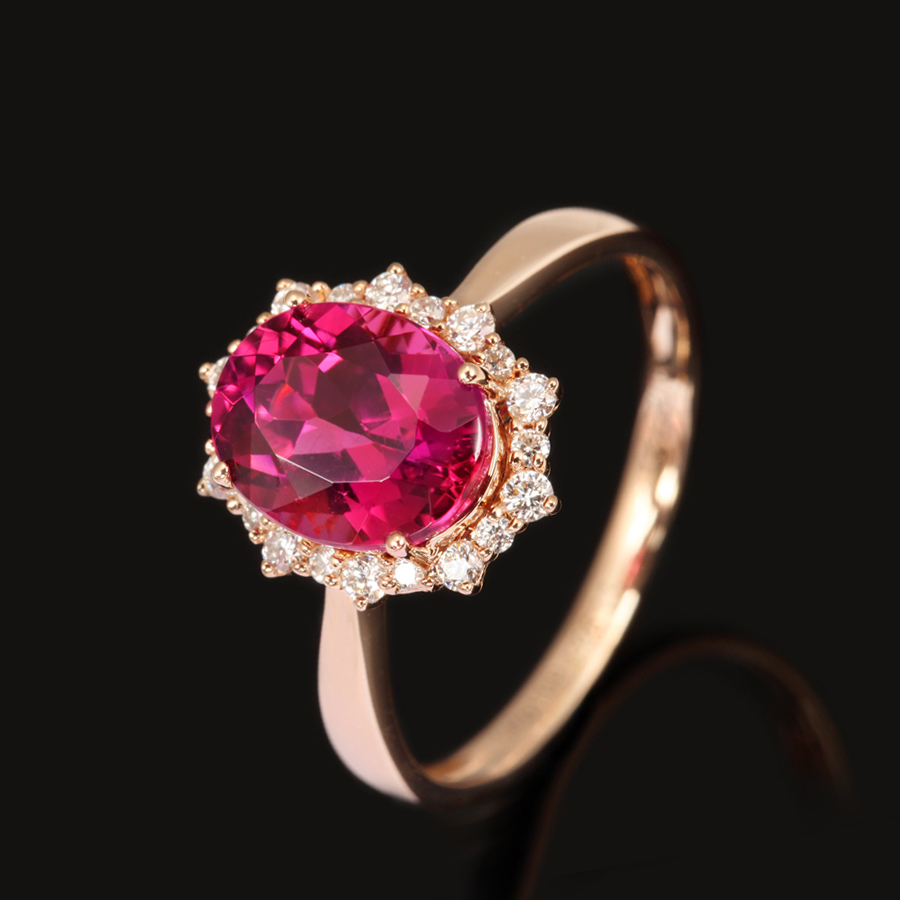 云南旅游翡翠原石宝石中的精灵——红碧玺  第5张