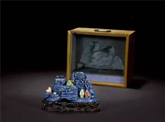 三彩翡翠挂件青金石，高贵的黛蓝之美！  第53张