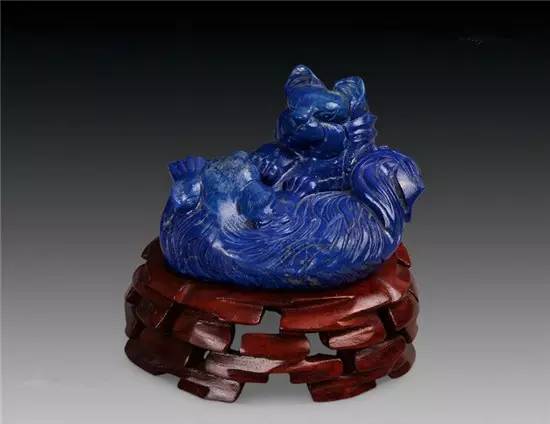 三彩翡翠挂件青金石，高贵的黛蓝之美！  第13张