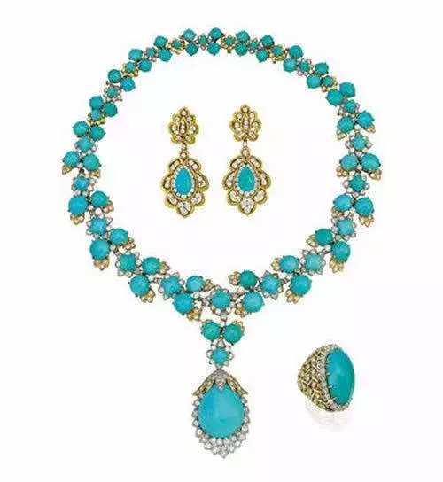 世界顶级绿松石首饰，原来这么美！  第34张