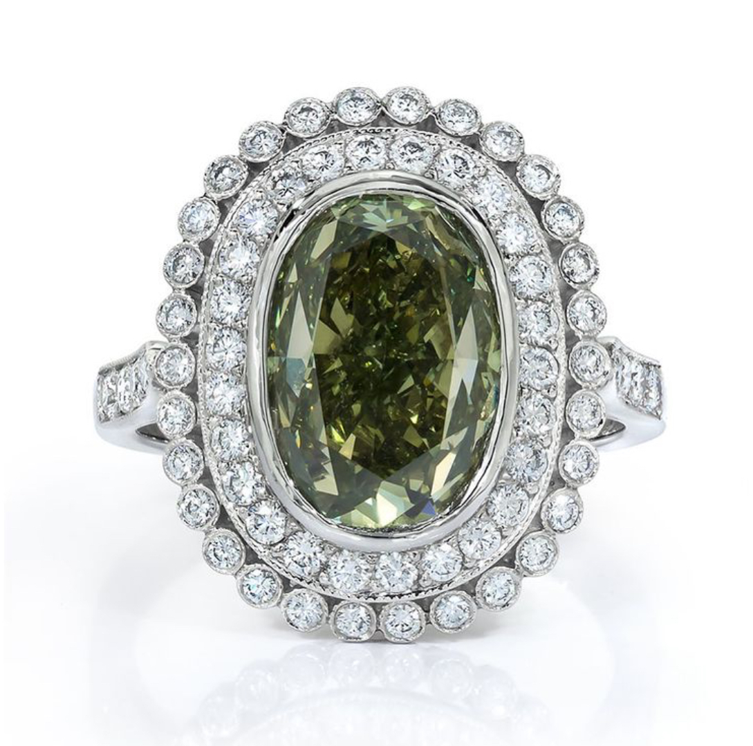 要想身价高，带绿少不了，神秘而稀有的宝石，绿钻石  第8张