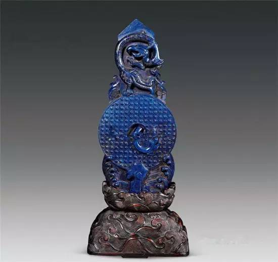 三彩翡翠挂件青金石，高贵的黛蓝之美！  第36张