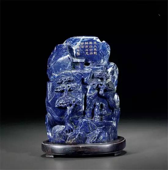 三彩翡翠挂件青金石，高贵的黛蓝之美！  第41张