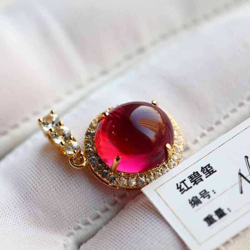 云南旅游翡翠原石宝石中的精灵——红碧玺  第4张