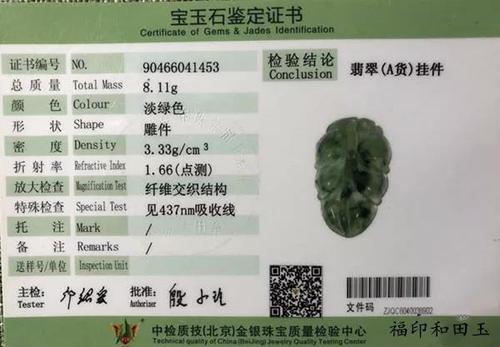 翡翠有证书就是真货吗？我们来扒一扒真相！   第2张