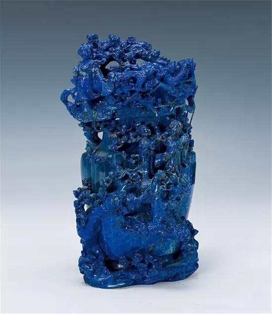 三彩翡翠挂件青金石，高贵的黛蓝之美！  第17张