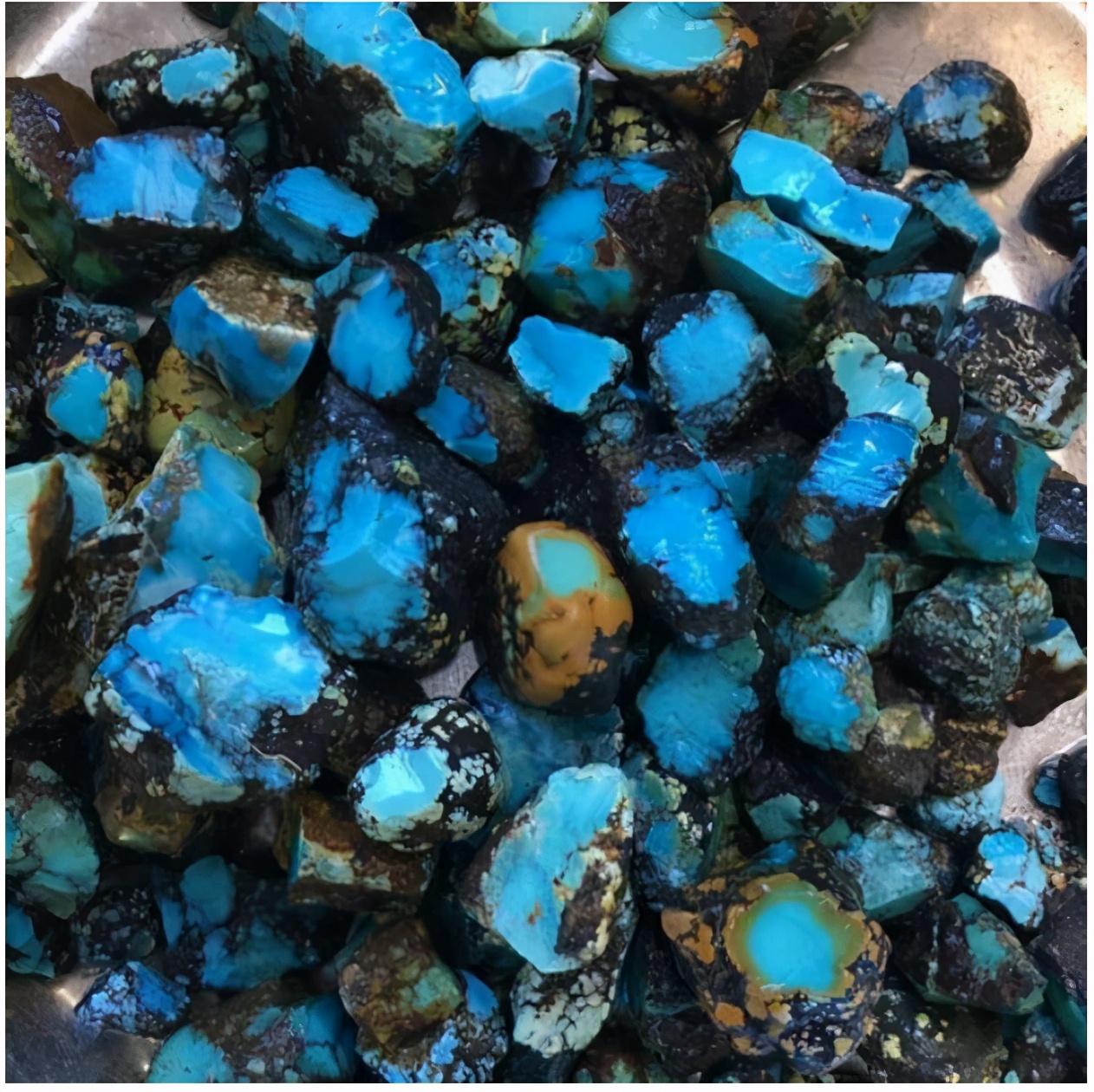 翡翠雕刻铣头东方圣玉~绿松石  第2张