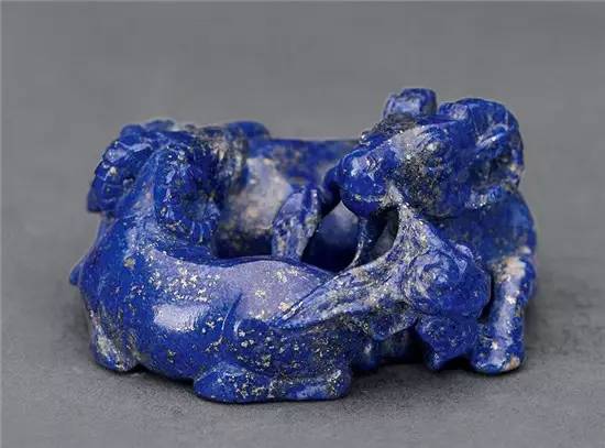 三彩翡翠挂件青金石，高贵的黛蓝之美！  第55张