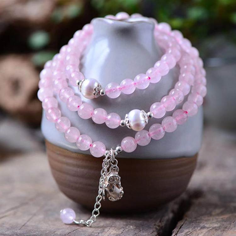 美丽迷人的爱情之石 粉水晶  第2张