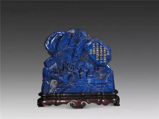 三彩翡翠挂件青金石，高贵的黛蓝之美！  第12张