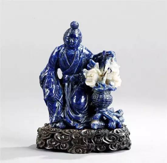 三彩翡翠挂件青金石，高贵的黛蓝之美！  第56张