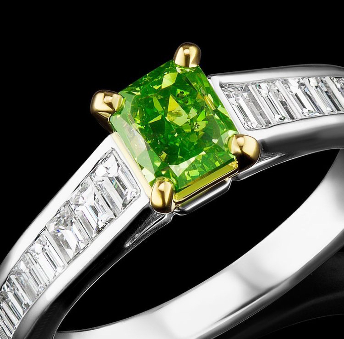 要想身价高，带绿少不了，神秘而稀有的宝石，绿钻石  第10张