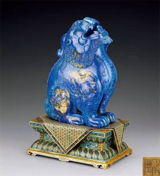 三彩翡翠挂件青金石，高贵的黛蓝之美！  第52张