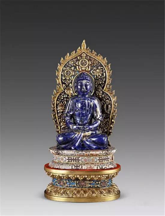 三彩翡翠挂件青金石，高贵的黛蓝之美！  第8张