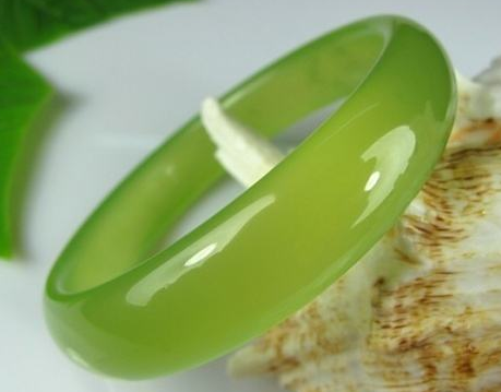 冰种翡翠手镯图中华奇石丨四川——会理岫玉  第3张