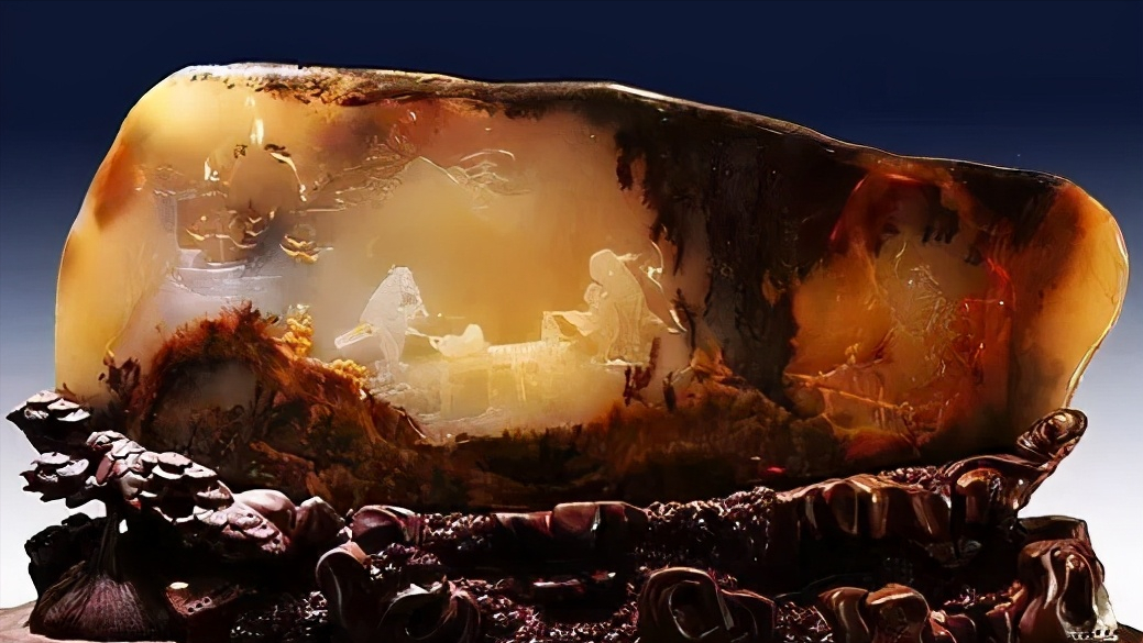 翡翠男戒指镶嵌图片中华奇石丨云南——龙陵黄龙玉  第1张