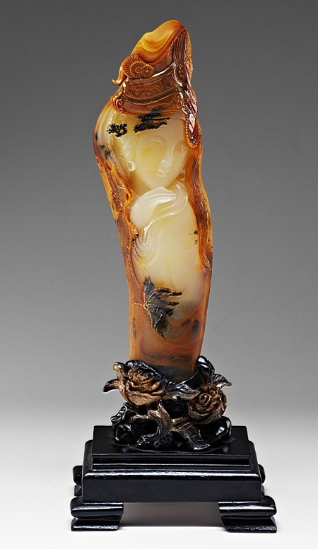 翡翠男戒指镶嵌图片中华奇石丨云南——龙陵黄龙玉  第3张