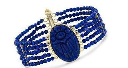 翡翠原石的四大杀手“睹物思天”，雾霾天里的它色相如天——青金石  第7张