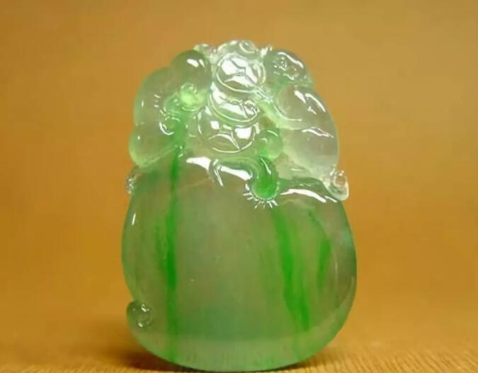 浅谈翡翠特殊品种——金丝种  第3张