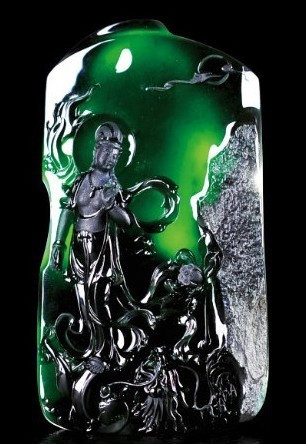 翡翠资深知识之「墨翠」  第3张