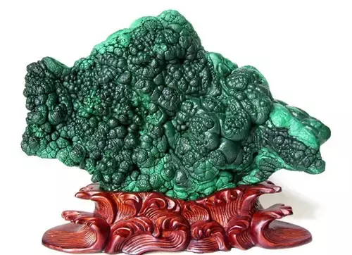 这么美的孔雀石你见过吗？  第5张