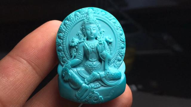 翡翠手镯磕出裂难得的干货！内行人教你如何挑选绿松石  第5张