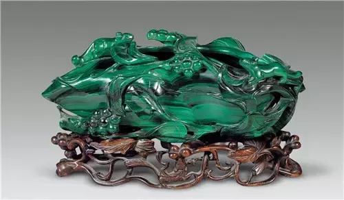 这么美的孔雀石你见过吗？  第2张