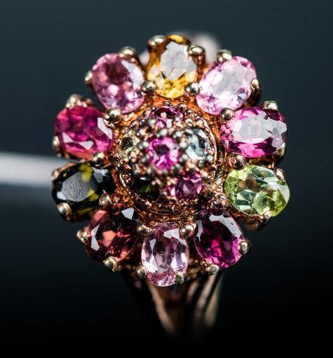 最新翡翠戒指图片女款漂亮的碧玺首饰  第9张