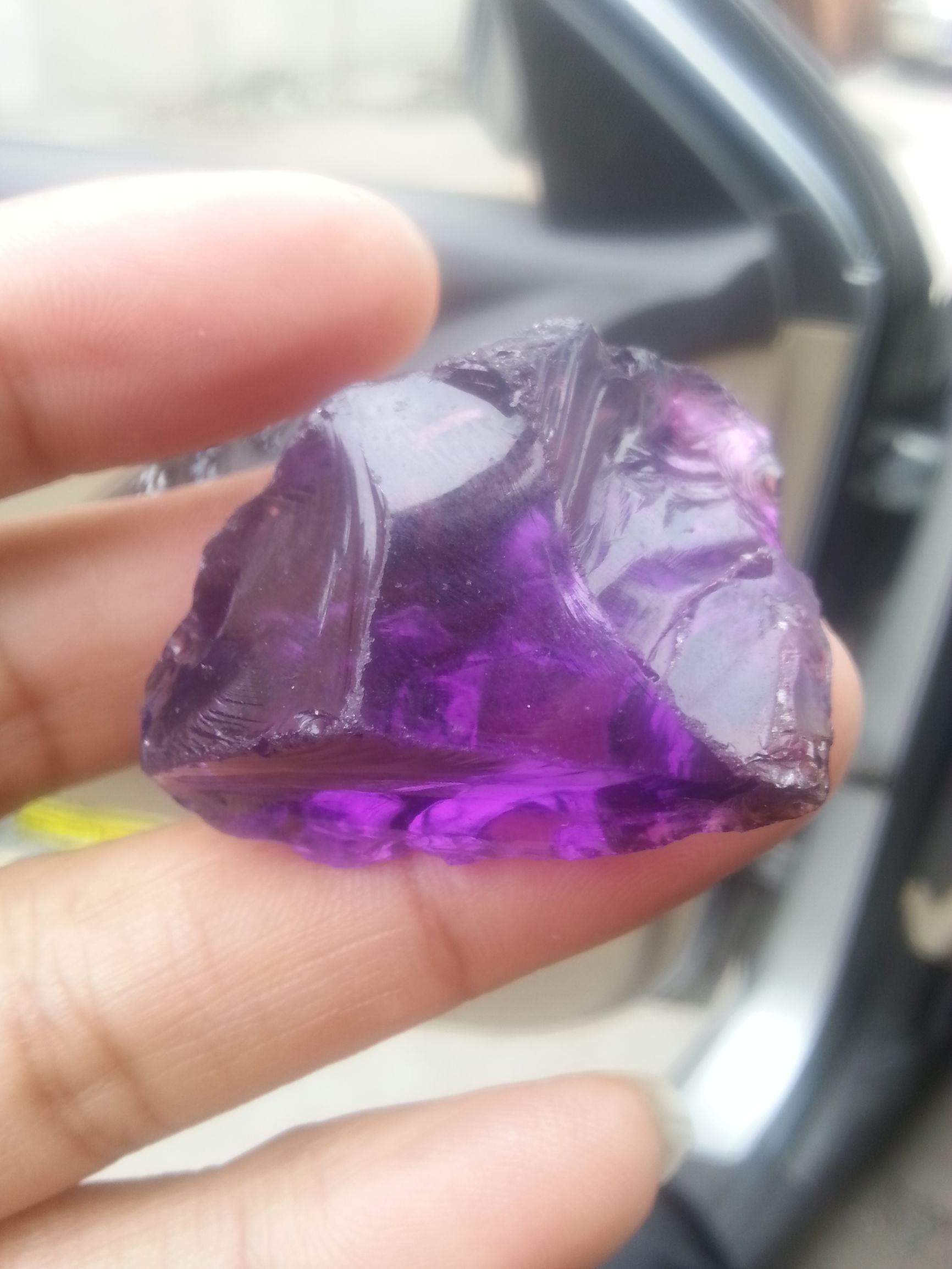半宝石---紫晶原石到成品！  第1张