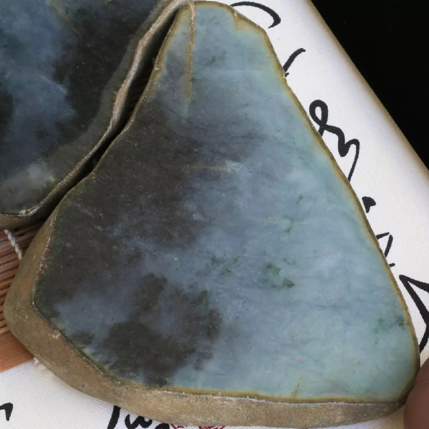 翡翠里水墨隐士——乌鸡种翡翠  第5张