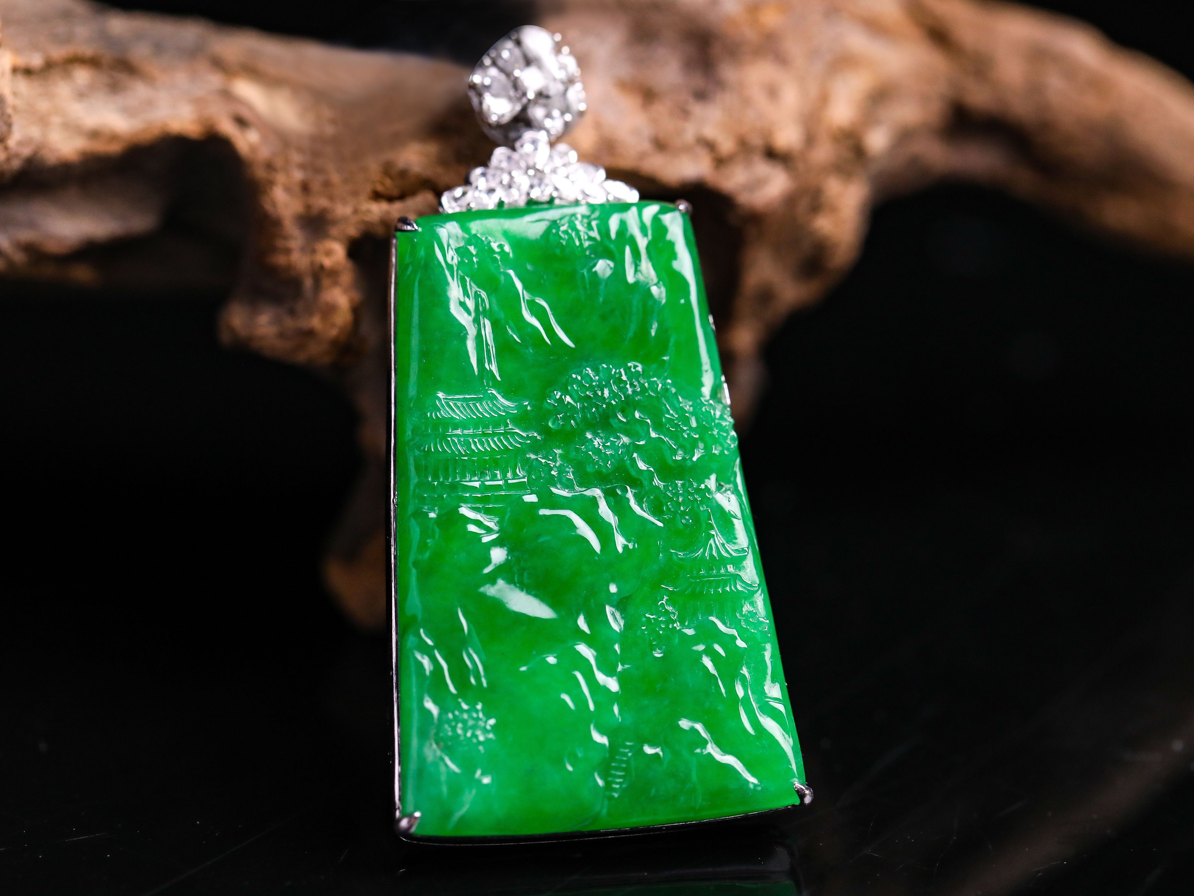 翡翠带点“绿”不容易，还要绿得这么有形状，值不值得看了才知道  第7张