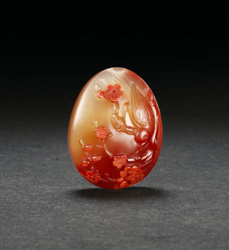 翡翠手镯三个颜色俏色巧雕玉器精品展23日开展  第2张