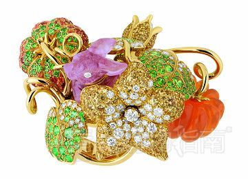 莫西沙翡翠原石视频从蔬菜水果得来灵感的珠宝  第2张