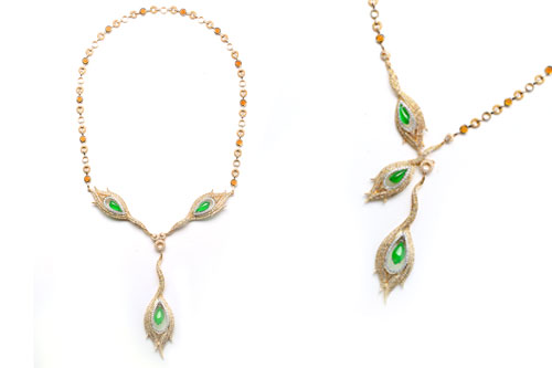 翡翠如意挂件图七彩云南孔雀系列珠宝新品赏鉴  第19张