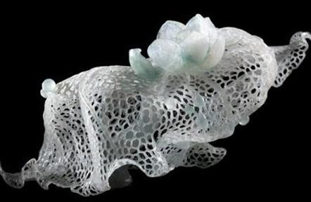 翡翠莲花的雕刻寓意  第26张